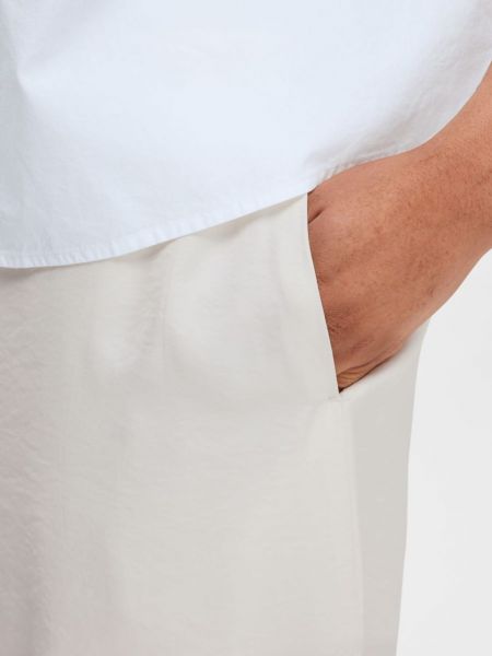 Pantalon Selected Femme blanc