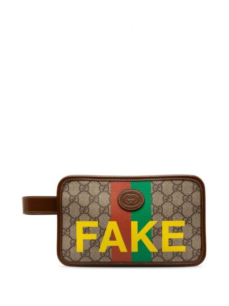 Kλατς Gucci Pre-owned καφέ