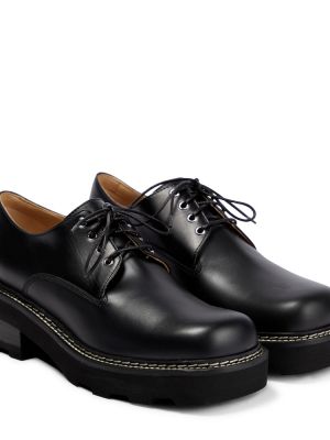 Pantofi brogue din piele Gabriela Hearst negru