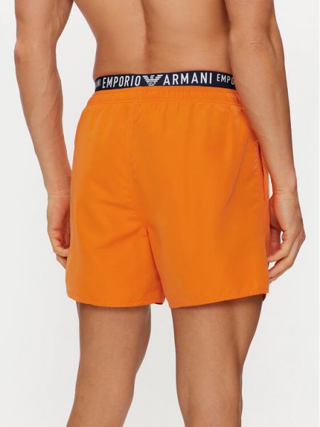 Hlače Emporio Armani Underwear oranžna