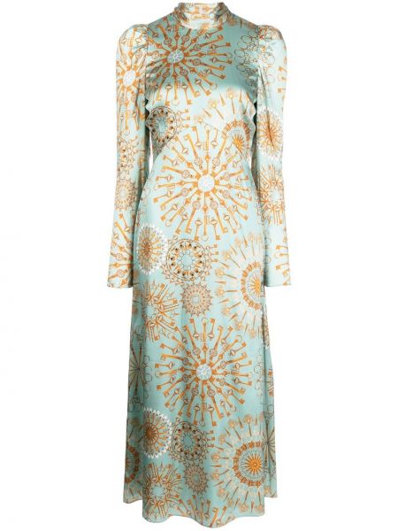 Ballonghylse dress Temperley London grønn