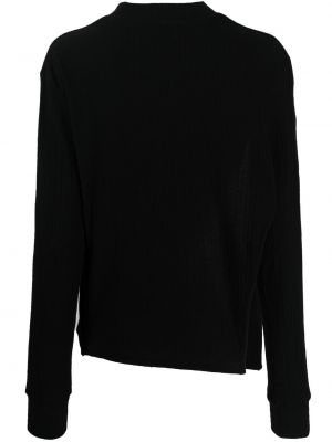 Sweatshirt mit plisseefalten Eckhaus Latta schwarz