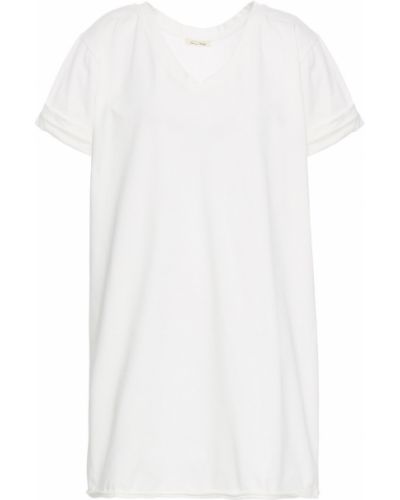 Американское с американской проймой платье мини винтажное American Vintage, белое