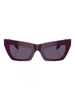 Okulary przeciwsłoneczne Burberry fioletowe