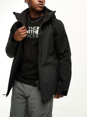 Черная водонепроницаемая утепленная горнолыжная куртка The North Face