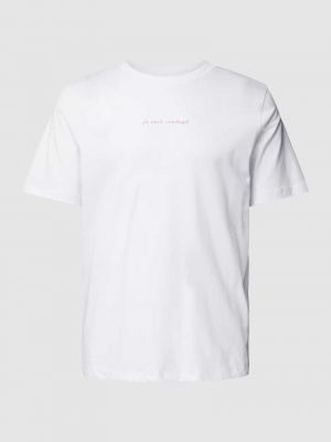 Koszulka z nadrukiem Jack & Jones Premium biała