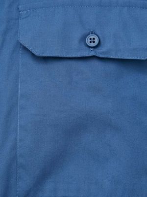 Koszula bawełniana Sisley niebieska