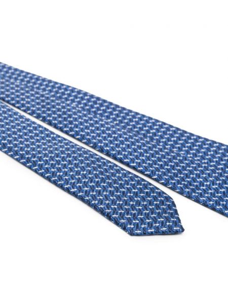 Jacquard seiden krawatte Brioni