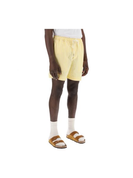 Pantalones cortos Maison Kitsuné amarillo