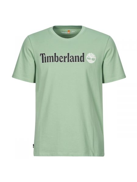 Tricou din bumbac cu mâneci scurte Timberland verde