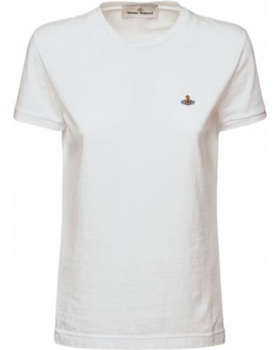 Koszulka bawełniana Vivienne Westwood biała