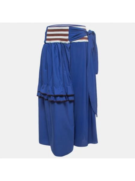 Spódnica bawełniana Marni Pre-owned niebieska