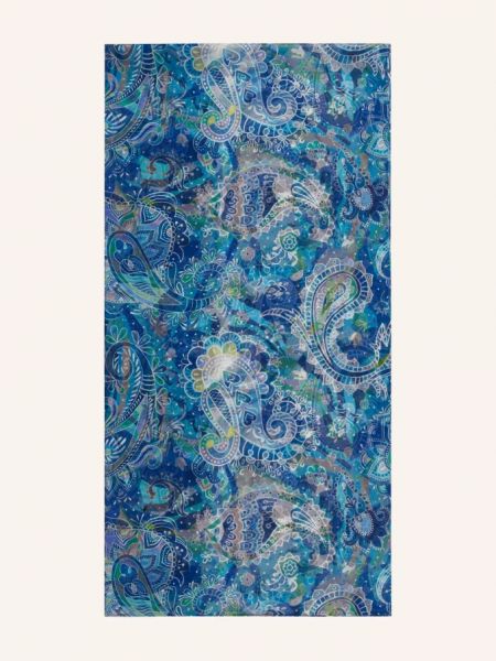 Шелковый шарф Codello синий
