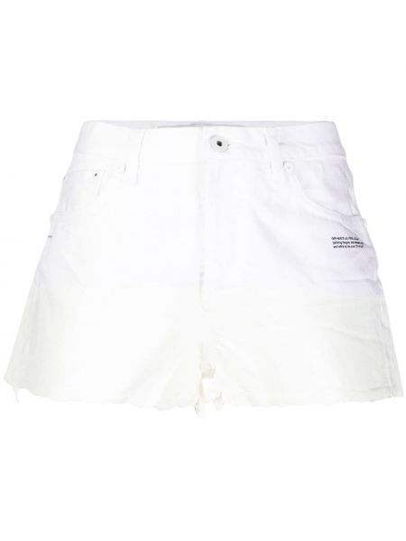 Shorts en jean Off-white blanc