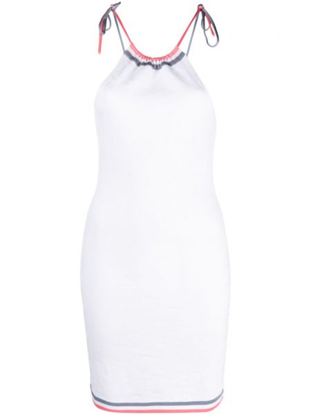 Dzianinowa sukienka Fendi biała
