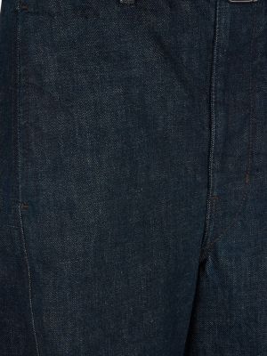 Bavlněné džíny Lemaire modré