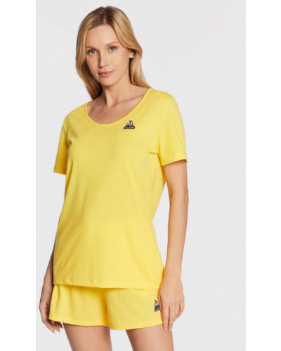 T-shirt Le Coq Sportif giallo