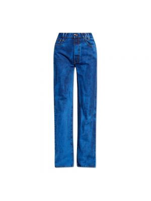 Jeans a vita alta baggy Vivienne Westwood blu