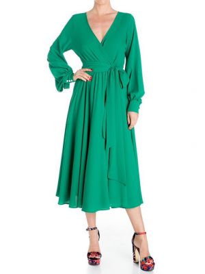 Платье с эластичным поясом Meghan Los Angeles зеленый