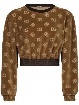 Jacquard sweatshirt Dolce & Gabbana braun