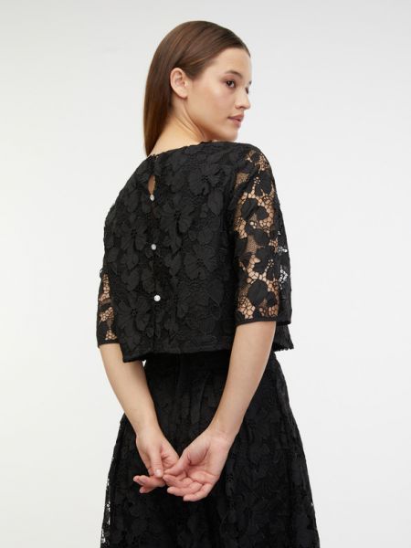 Блуза с дантела Orsay черно