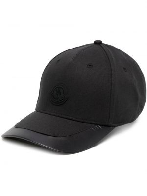 Bomull cap Moncler svart