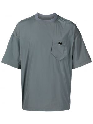 T-shirt drapé Zzero By Songzio gris