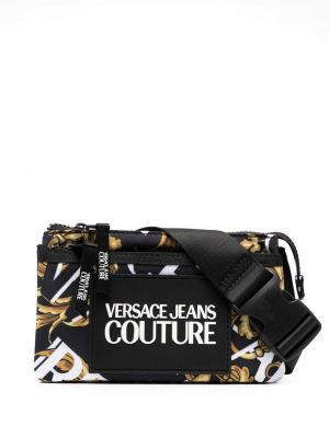 Колан с принт Versace Jeans Couture черно