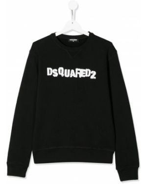 Trykt hettegenser for jenter Dsquared2 Kids svart