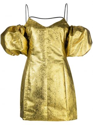 Koktejl obleka Stine Goya zlata