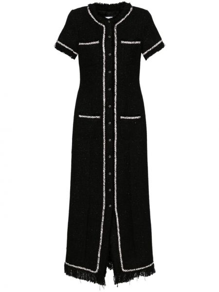 Φόρεμα tweed Giuseppe Di Morabito μαύρο