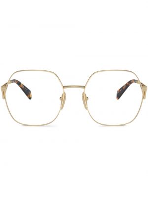 Okulary Prada Eyewear złote
