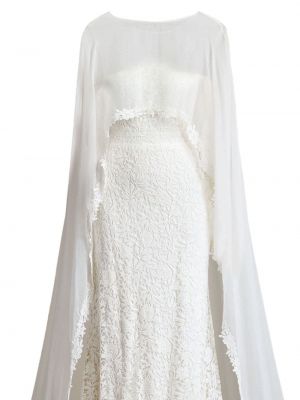 Krajkové šaty Tadashi Shoji bílé