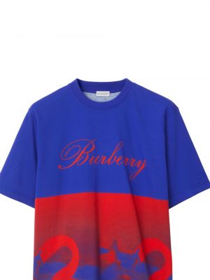 T-krekls ar apdruku džersija Burberry