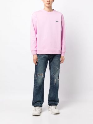 Sweatshirt aus baumwoll We11done pink