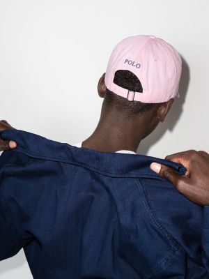Tikitud nokamüts Polo Ralph Lauren roosa