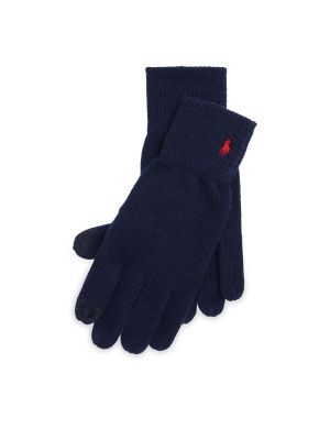 Синие перчатки Polo Ralph Lauren