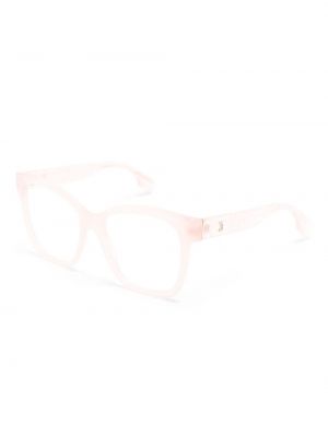 Oversized brýle Burberry Eyewear růžové
