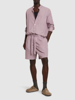 Camisa de algodón Birkenstock Tekla violeta