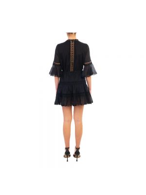 Mini vestido de algodón Charo Ruiz Ibiza negro