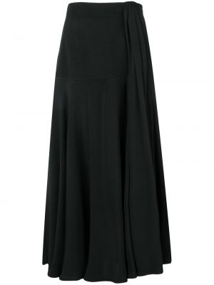 Falda de cintura alta Valentino Pre-owned negro