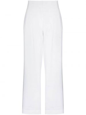 Pantalones de cintura alta Asceno blanco