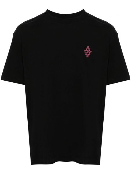 Kokvilnas t-krekls Marcelo Burlon County Of Milan melns