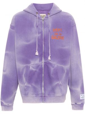 Medvilninis džemperis su gobtuvu Gallery Dept. violetinė
