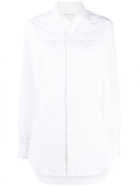 Camisa acolchada Bottega Veneta blanco