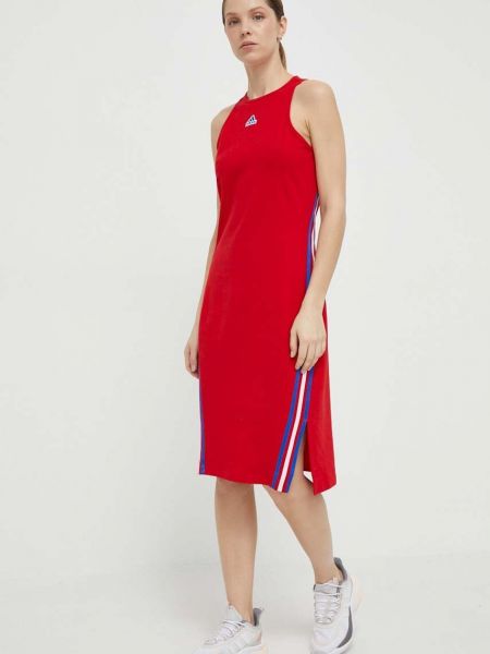 Sukienka mini Adidas czerwona
