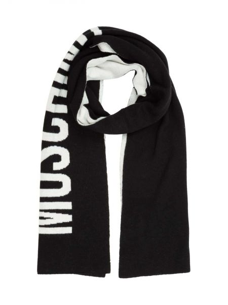 Черный шарф Moschino