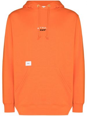 Hoodie mit print Wtaps orange