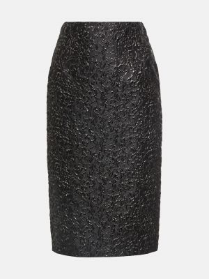 Юбка-карандаш Versace черная