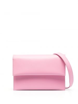 Bőr táska Low Classic rózsaszín